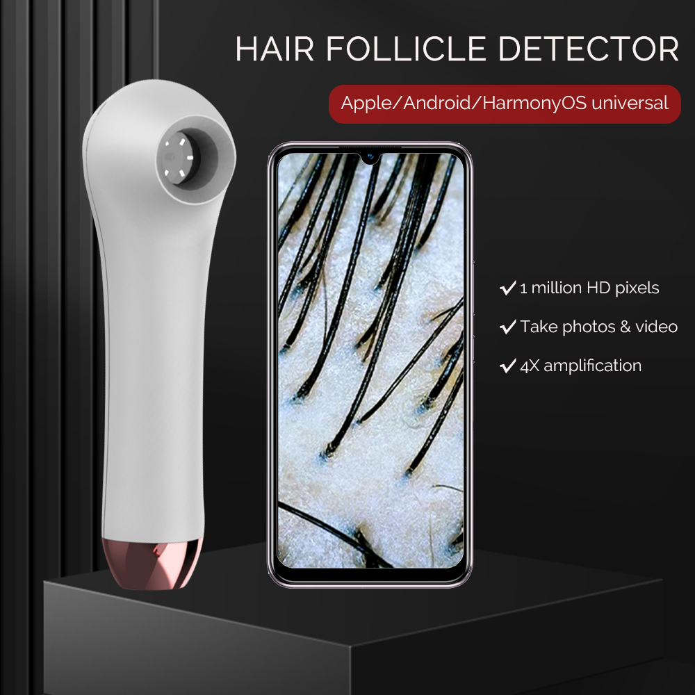 Hair Porosity Test - 多機能皮膚鏡頭皮顔面皮膚アナライザーマシン皮膚拡大鏡毛包検査用頭皮診断装置