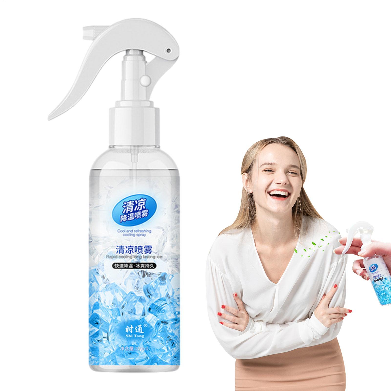 Hair Care Spray - 冷却スプレー ポータブル アウトドア クールセンセーション ボディスプレー 夏用