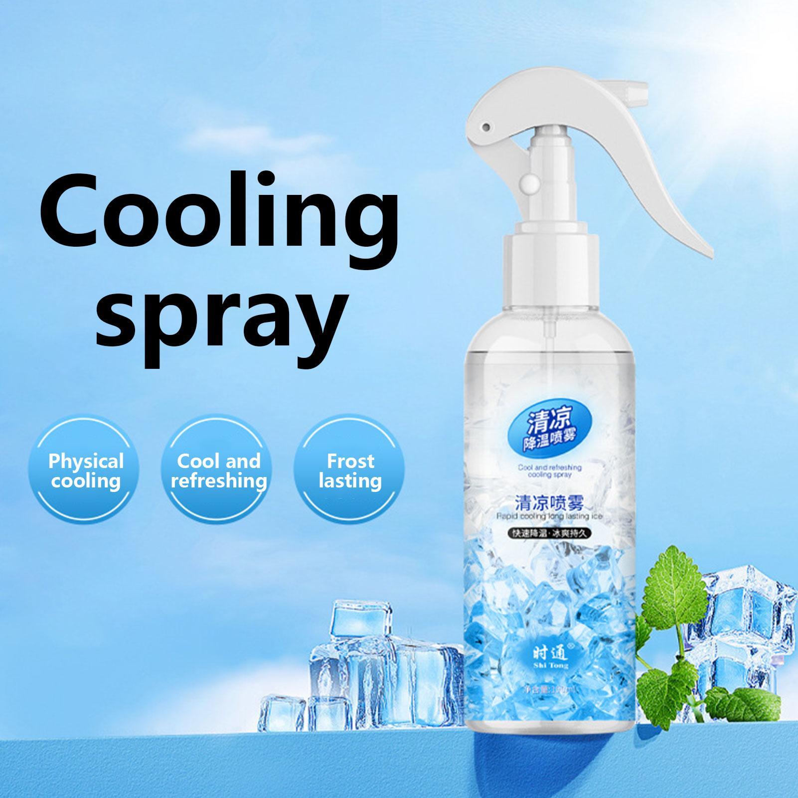 Hair Care Spray - 100ml冷却ミストスプレー 顔と体に使える心地よい保護スプレー 夏の暑さ対策に 屋外作業者や赤ちゃんにも