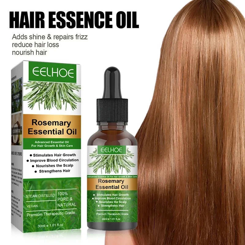 Hair Care Essence Oil Spray - 育毛血清高速成長ヘアケアセットエッセンシャルオイル濃密な再成長ローズマリー髪の再生促進女性男性