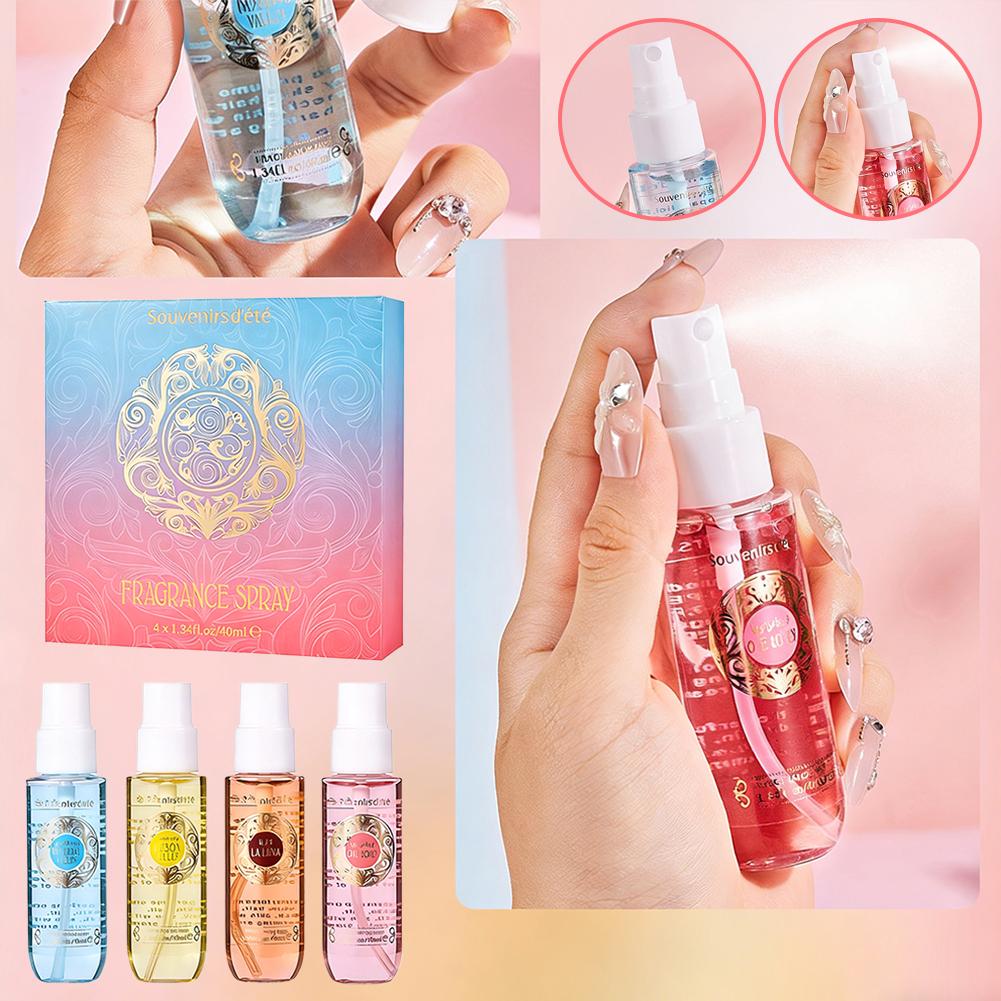 Hair Care Spray - トラベルサイズの女性用フレグランススプレー アルコールフリー 長持ちするフレッシュフローラルの香り 携帯用フレグランスミスト 卒業シーズンギフト