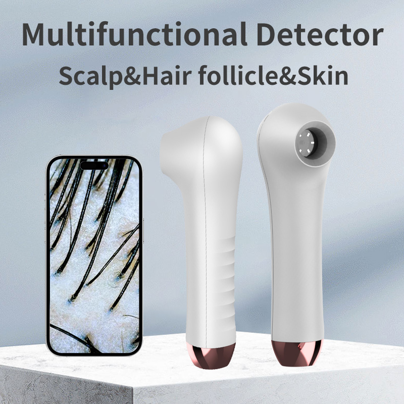 Hair Porosity Test - HD頭皮毛包検出器,プロの分析装置,非充電式分析,拡大鏡,ヘア & フェイステスト,2025