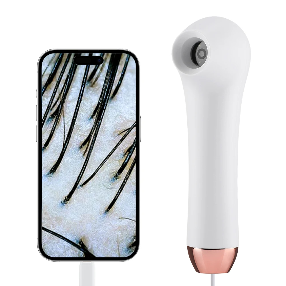 多機能皮膚鏡頭皮顔面皮膚アナライザーマシン皮膚拡大鏡毛包検査 - Hair Porosity Test のレビューと価格