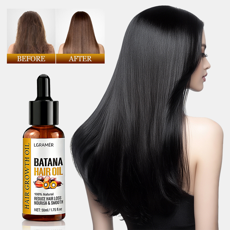 バタナヘアオイル ケアオイルは、髪の成長を素早く促進し、脱毛 - Hair Care Frizzy Hair のレビューと価格