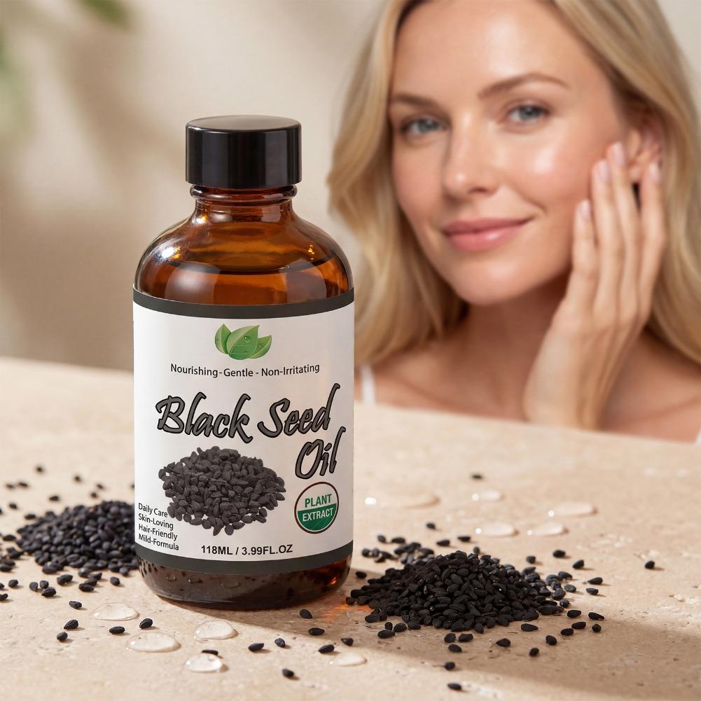 ブラックシードオイル 118ml 純粋な天然植物エキス ヘア - Hair Care Frizzy Hair のレビューと価格