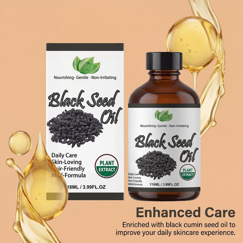 ブラックシードオイル 118ml 純粋な天然植物エキス ヘア - Hair Care Frizzy Hair のレビューと価格