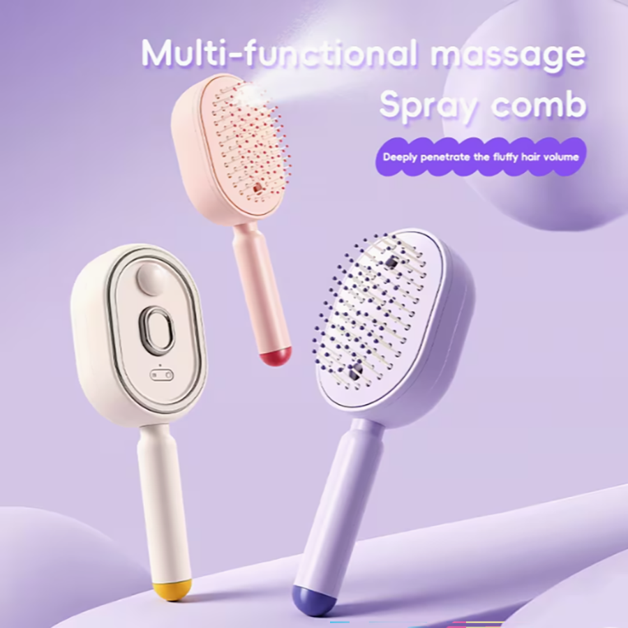 多機能マッサージコーム、電動スプレーエアクッション頭皮マッサ - Hair Care Essence Oil Spray のレビューと価格