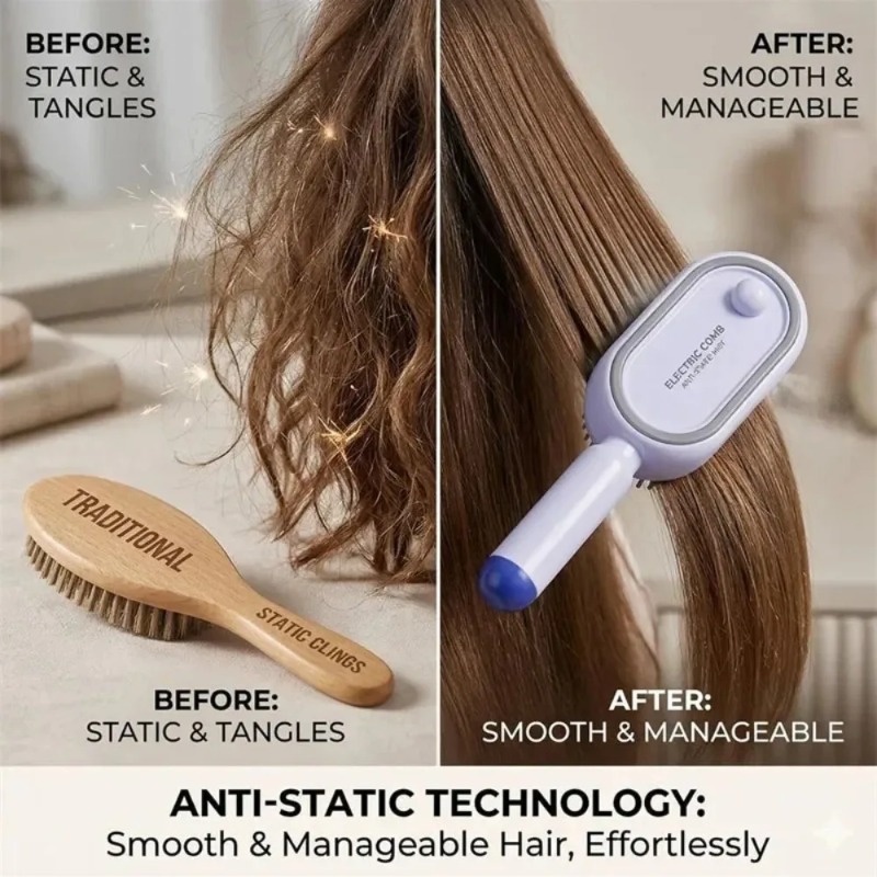 多機能マッサージコーム、電動スプレーエアクッション頭皮マッサ - Hair Care Essence Oil Spray のレビューと価格