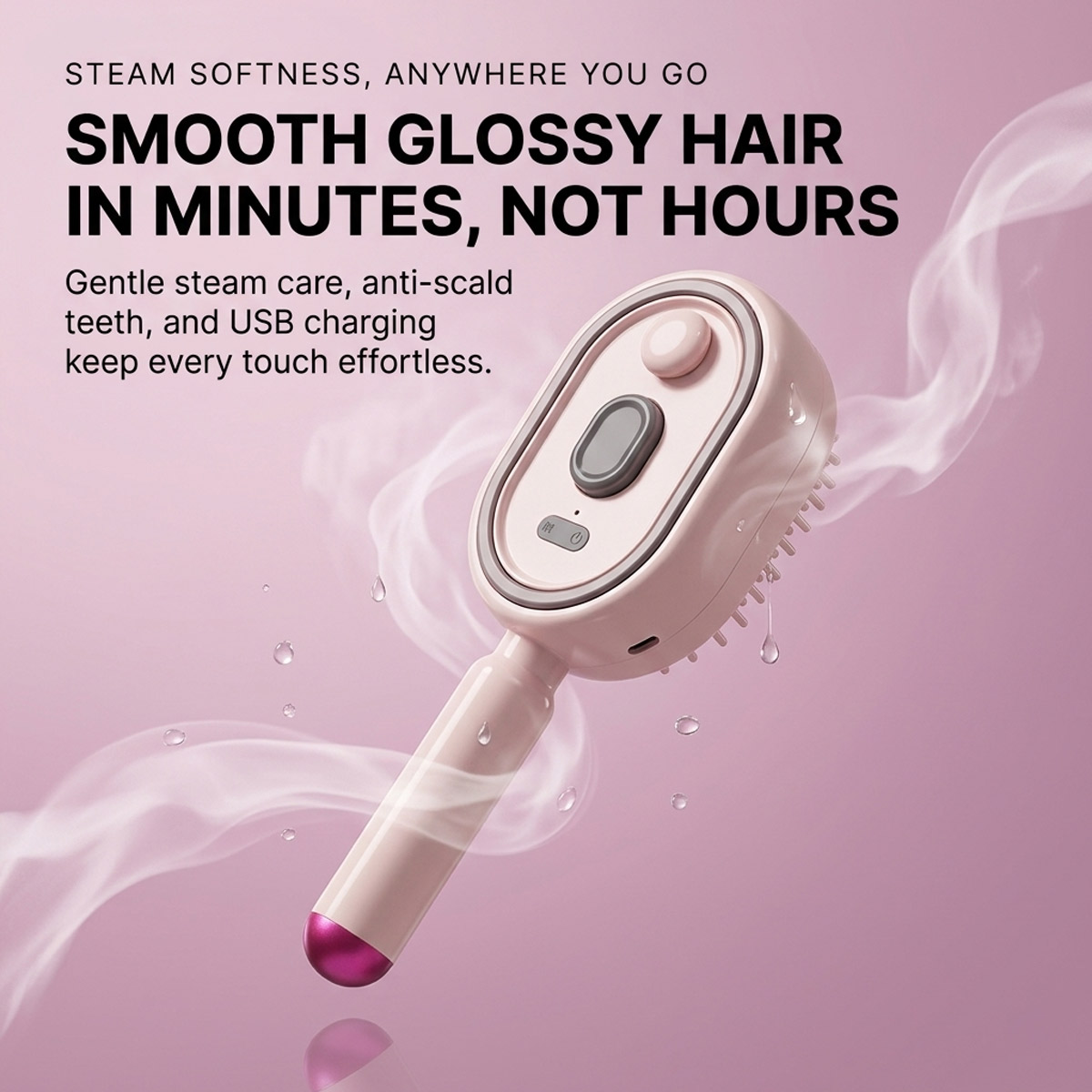 電動セルフクリーニングヘアコーム エアクッションスプレー エ - Hair Care Essence Oil Spray のレビューと価格