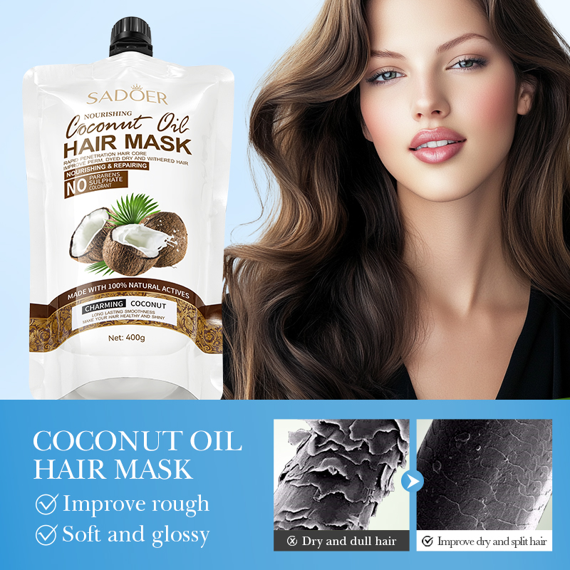 マジカルケラチンヘアマスク 5 秒でダメージを受けた縮れた髪 - Hair Care Frizzy Hair のレビューと価格