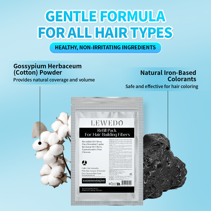 毛髪繊維パウダー 100 グラムインスタント育毛繊維詰め替え - Hair Care Frizzy Hair のレビューと価格