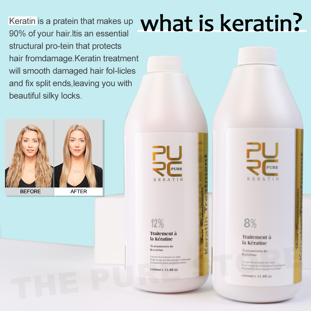 PURC 12% ケラチンスムージングヘアトリートメント縮れ - Hair Care Frizzy Hair のレビューと価格