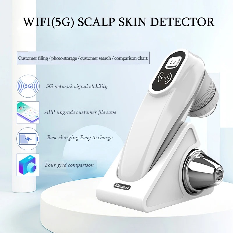 WIFI頭皮・皮膚・毛包検出・分析拡大鏡 UV皮膚アナライザ - Hair Porosity Test のレビューと価格