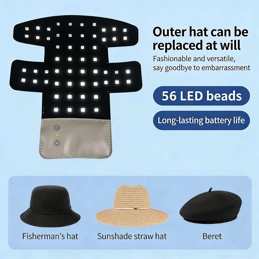 LED育毛ヘルメットキャップ 56個のLEDライトビーズ搭載 - Hair Care Frizzy Hair のレビューと価格