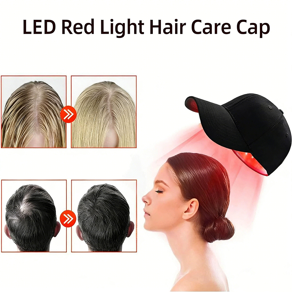 LED育毛ヘルメットキャップ 56個のLEDライトビーズ搭載 - Hair Care Frizzy Hair のレビューと価格