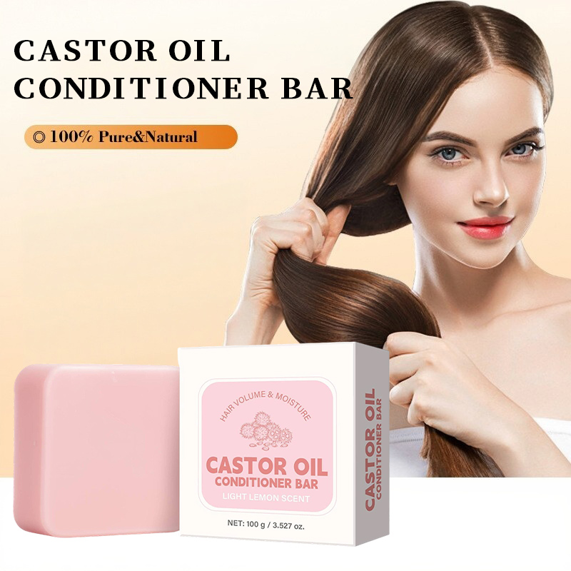 ヒマシ油コンディショナーソープバー、保湿栄養固形シャンプー、 - Hair Care Frizzy Hair のレビューと価格