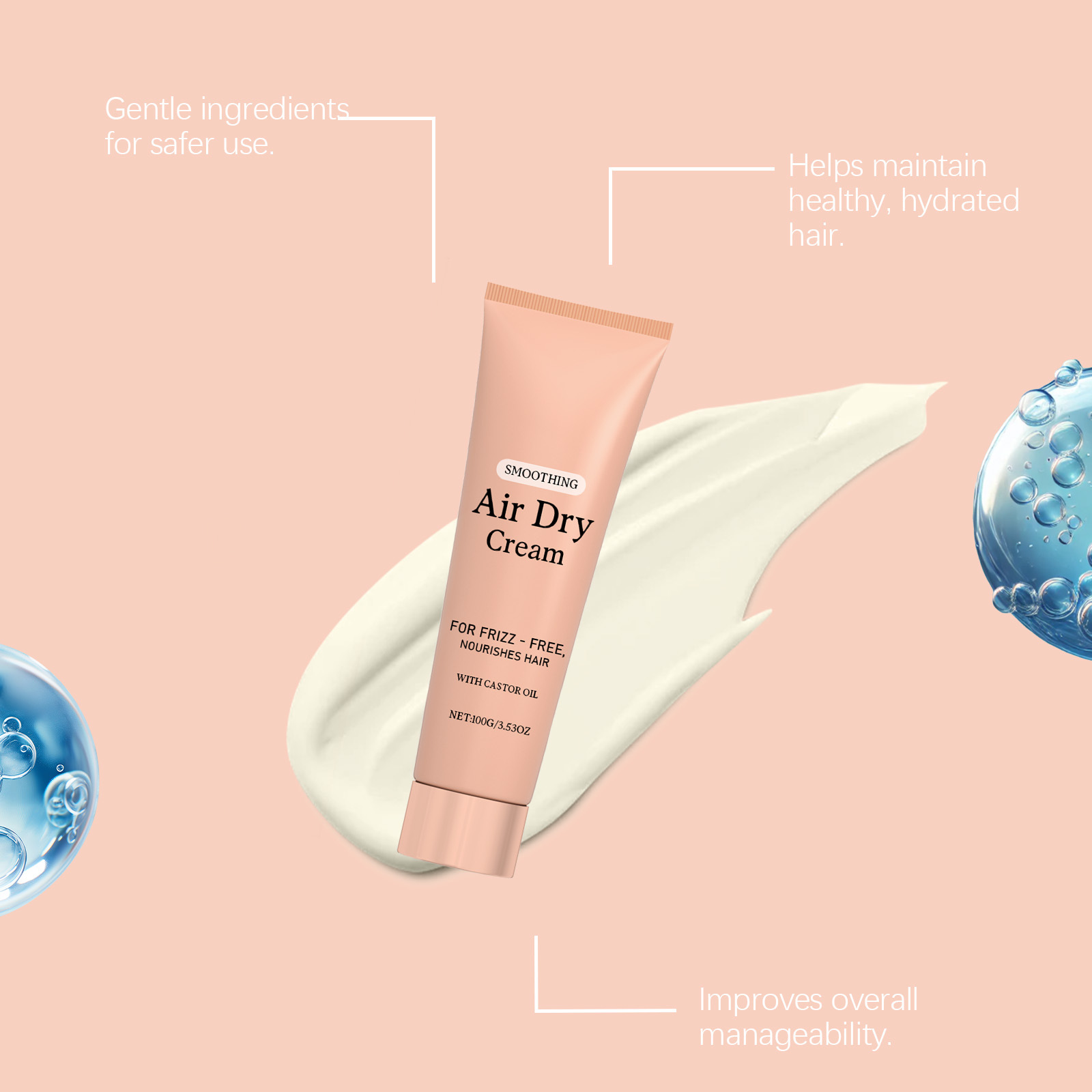 エアドライ スムージング ヘアクリーム アンチフリズ スタイ - Hair Care Frizzy Hair のレビューと価格