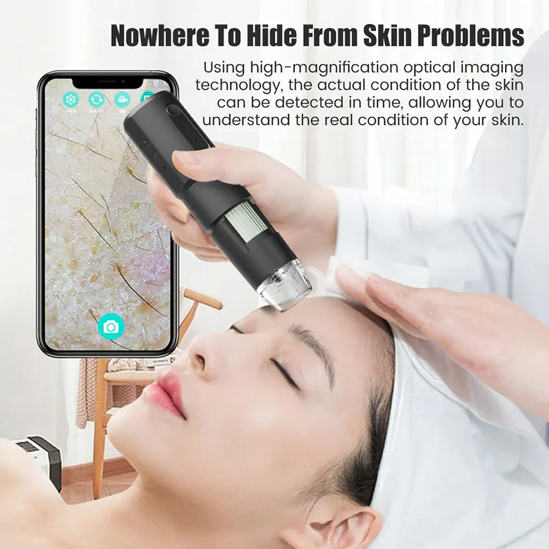 ワイヤレス皮膚鏡頭皮皮膚分析装置 1000X 顔と体の分析装 - Hair Porosity Test のレビューと価格